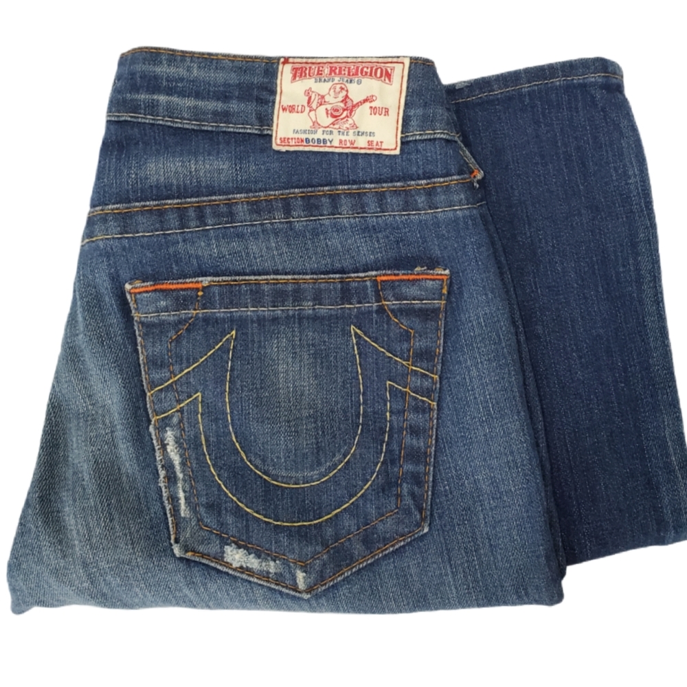 True Religion Bobby Low Rise Boot Cut Jean